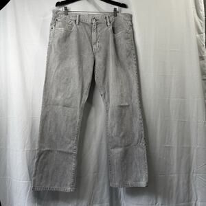 Men's Gap 1969 Jeans Gray 5 Pocket Size 38x32 Straight Preppy Classic Casual